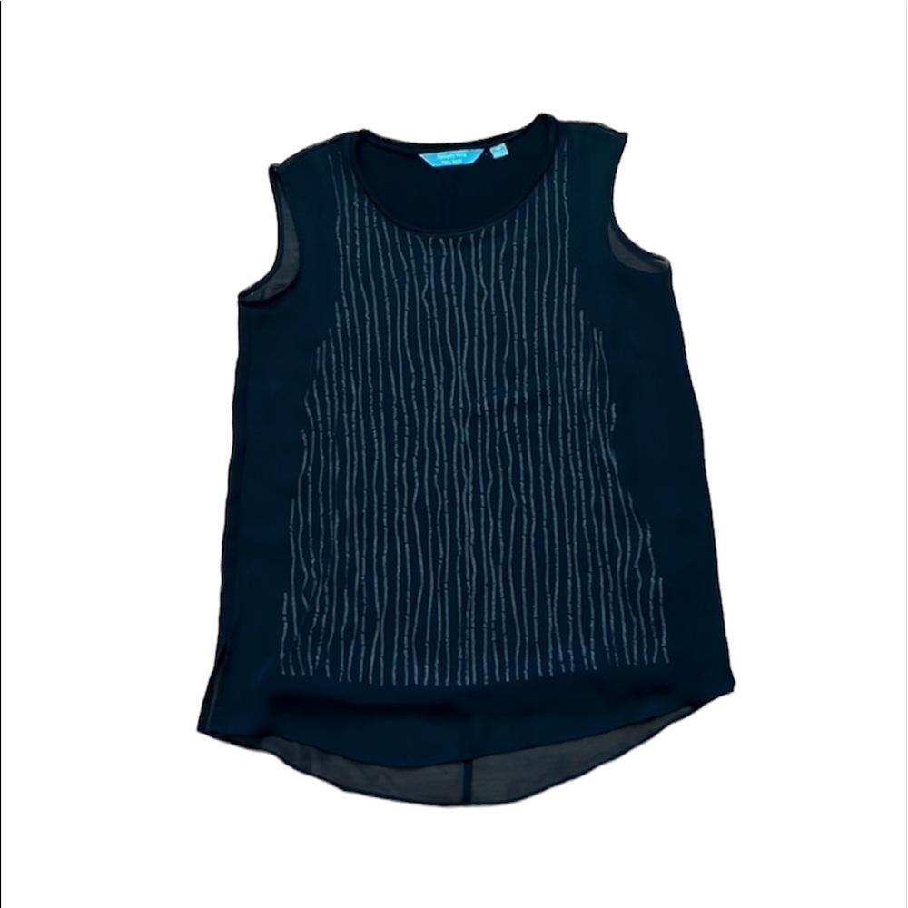 Simply Vera Vera Wang women’s sleeveless black sequined tank size XS